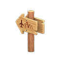 Animal Crossing Angled Signpost|Airport Image