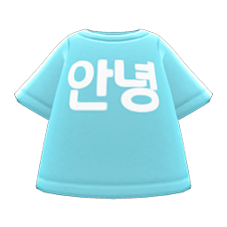 Animal Crossing Annyeong Tee Image