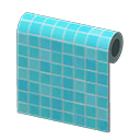  Aqua Tile Wall