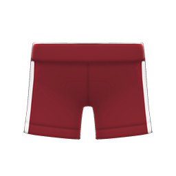 Animal Crossing Athletic Shorts|Berry red Image