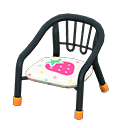 Baby Chair Black / Strawberry