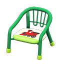 Baby Chair Green / Train