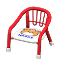 Baby Chair Red / Bear