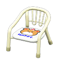 Baby Chair White / Bear