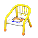 Baby Chair Yellow / Bear