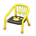 Baby Chair Yellow / Paw print