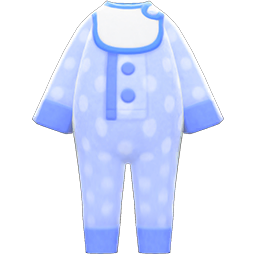 Animal Crossing Baby Romper|Baby blue Image