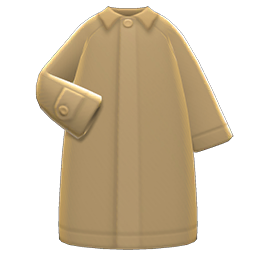 Balmacaan Coat Beige