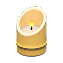 Animal Crossing Bamboo Candleholder|Dried bamboo Image