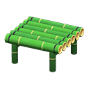 Bamboo Stool Green bamboo