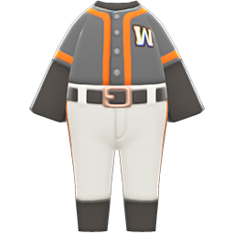 Baseball Uniform Orange