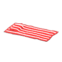 Beach Towel Red stripes