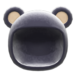Animal Crossing Bear Cap|Black Image
