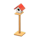 Birdhouse Red & white