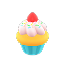 Animal Crossing Birthday Cupcake Image