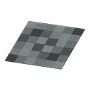 Animal Crossing Black Blocks Rug Image