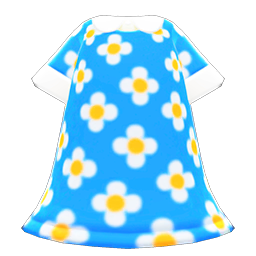 Animal Crossing Blossom Dress|Blue Image