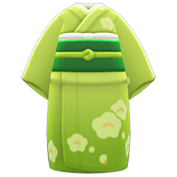 Animal Crossing Blossoming Kimono|Green tea Image