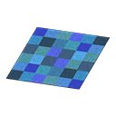 Blue Blocks Rug