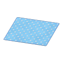 Animal Crossing Blue Dotted Rug Image