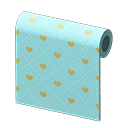 Animal Crossing Blue Heart-pattern Wall Image