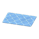 Animal Crossing Blue Kitchen Mat Image