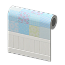 Animal Crossing Blue Quilt Wall Image