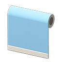 Blue Simple-Cloth Wall