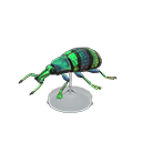 Animal Crossing Blue Weevil Beetle Model Image