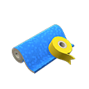 Animal Crossing Blue Wrapping Paper Image