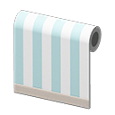 Blue-Striped Wall