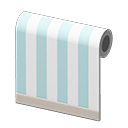 Animal Crossing Blue-striped Wall Image