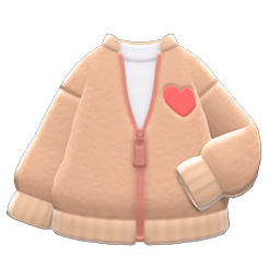 Animal Crossing Boa Blouson|Beige Image