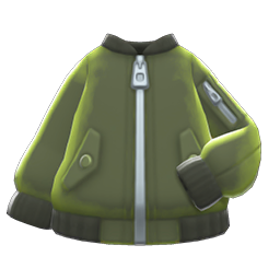 Animal Crossing Bomber-style Jacket|Avocado Image