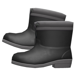 Animal Crossing Boots|Black Image
