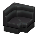 Animal Crossing Box Corner Sofa|Black Image