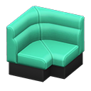 Box Corner Sofa Turquoise