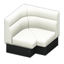 Box Corner Sofa White