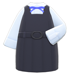 Animal Crossing Box-skirt Uniform|Black Image