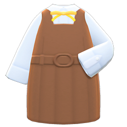 Box-skirt Uniform Brown