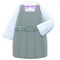 Box-skirt Uniform Gray