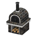 Animal Crossing Brick Oven|Black Image