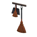 Broom And Dustpan Dark brown