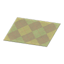 Animal Crossing Brown Argyle Rug Image