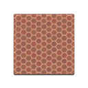 Animal Crossing Brown Honeycomb Tile Image