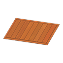 Animal Crossing Brown Wooden-deck Rug Image