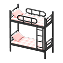 Bunk Bed Black / Checkered