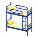 Bunk Bed Blue / Colorful lines