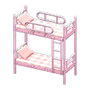 Bunk Bed Pink / Checkered