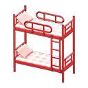 Bunk Bed Red / Checkered